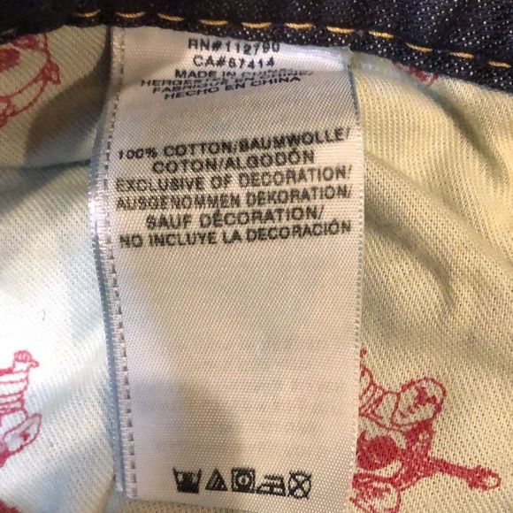 TRUE RELIGION Men’s Boot Cut Button Pockets Denim Jeans 38x33 NWT - Picture 4 of 12